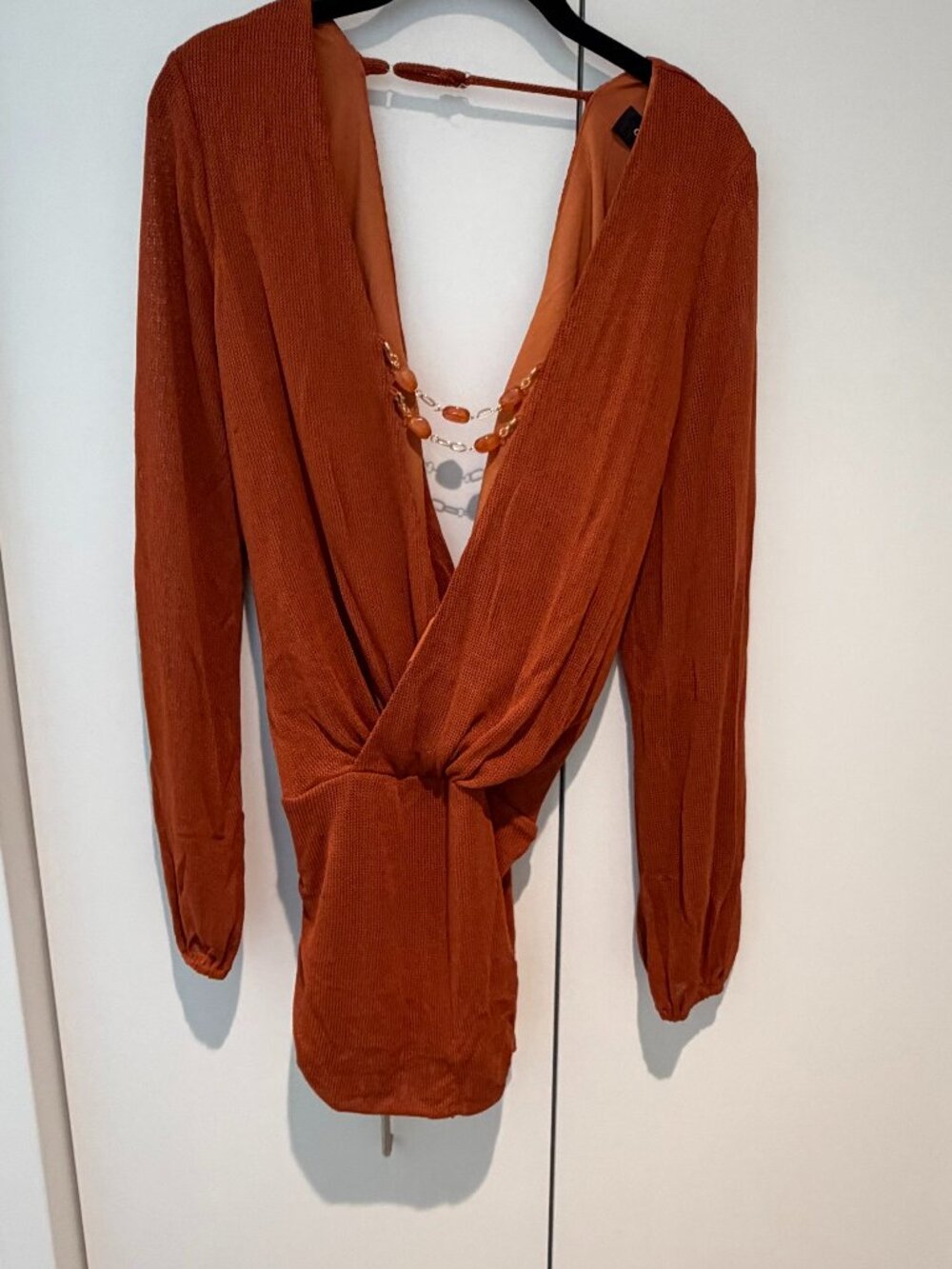 Outcast Alizee Mini Dress – Burnt Orange – NWT – XS